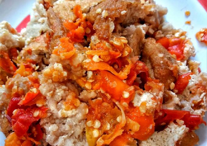 Resep Tahu Bakso Geprek Oleh Giovani Anggasta Cookpad