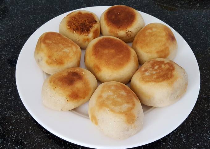 Steps to Prepare Andrew Copley Peanuts bun, baked on the pan