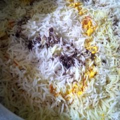 A picture of Mutton biryani.