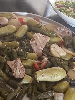صورة لوصفة محاشي كوسى وورق دوالي على طريقتي