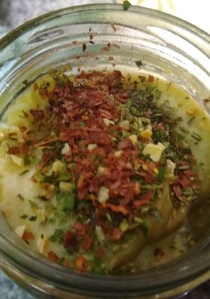 Una foto de Berenjenas al escabeche
