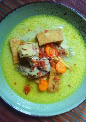 Foto resep Kare ayam tahu