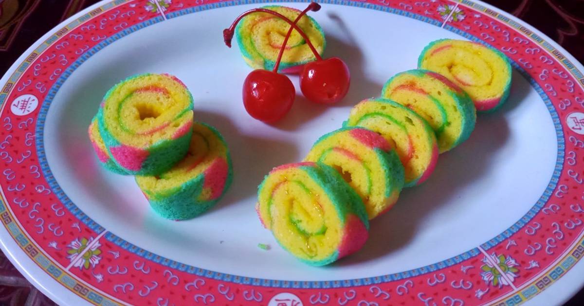 Resep Bolu gulung polkadot kukus oleh Youtube Channel Resep Bolu gulung polkadot kukus oleh Youtube Channel
