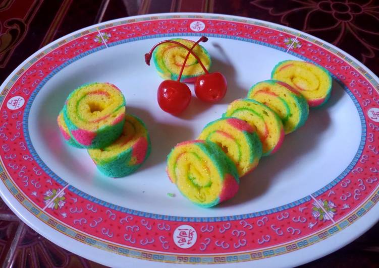 Resep Bolu gulung polkadot kukus, Lezat