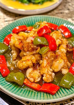 Foto resep Babi asam manis/ sweet sour pork ala chinese food