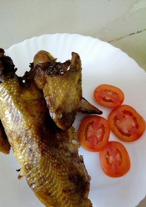 A picture of Grilled whole chicken #chickencontest.