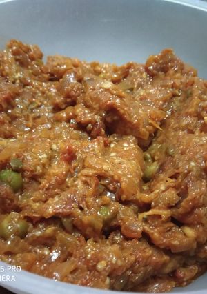 A picture of Peas bharta.