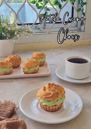 Foto resep Matcha Creamy Choux