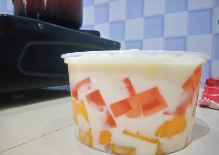 Resep Mango cheese cream #mangga krim keju, Enak Banget