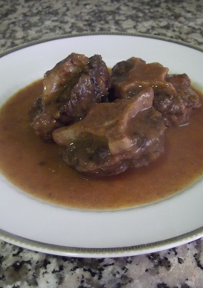 Una foto de Rabo de toro al vino tinto