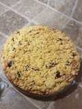 Sbriciolata crema pasticcera e amarene sciroppate