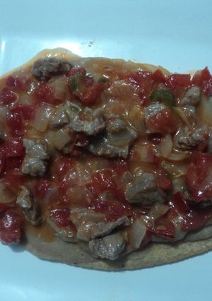 Una foto de Huarache con arrachera a la mexicana mamá  Tacha