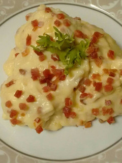 Una foto de Coliflor con bechamel y jamón