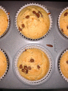Una foto de Cupcakes con chips de chocolate