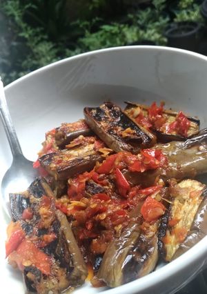 Foto resep Terong Bakar Balado