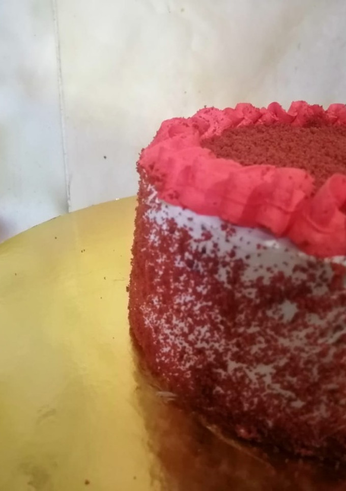 Una foto de Pastel red velvet