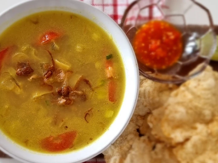 Cara Mudah Menyiapkan Resep Soto kaki sapi yang Uenak Anti Ribet, Lezat