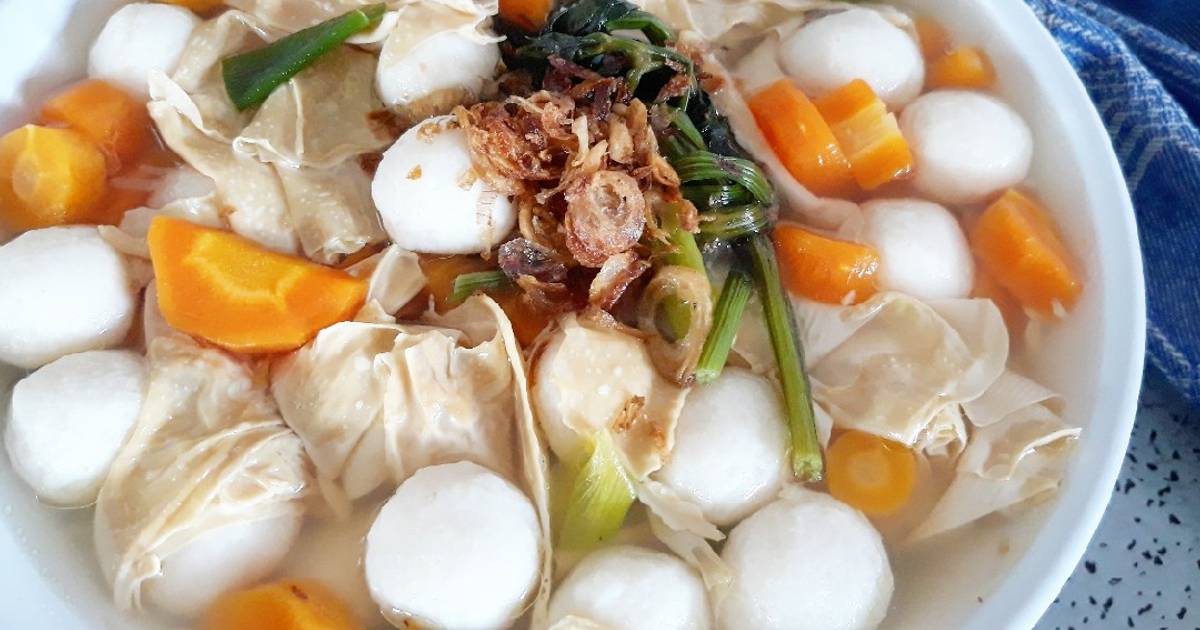 39 Resep Sop Kembang Tahu Ikat Enak Dan Mudah Cookpad