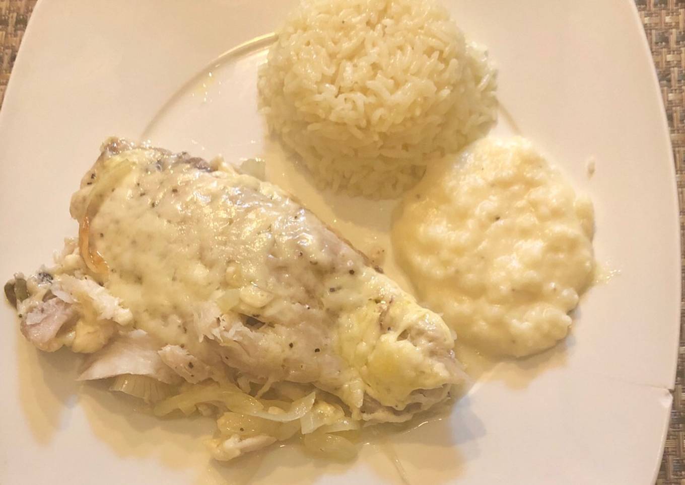 Filete de Merluza gratinado