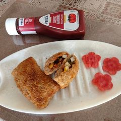 A picture of Super healthy and Crispy bread pockets.