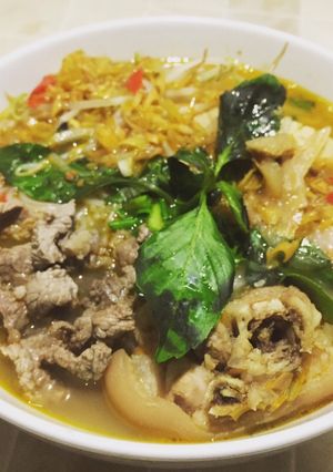 Hình của món Bún Bò Huế.