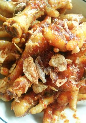 Foto resep Ceker Pedas Manis