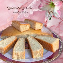 A picture of Eggless Sponge Cake.