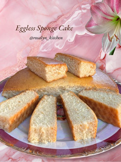 A picture of Eggless Sponge Cake.