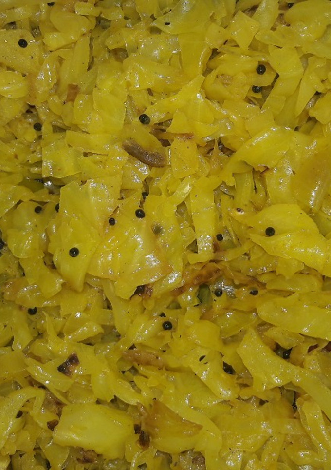 முட்டைகோஸ் பொரியல் செய்முறை முக்கிய புகைப்படம்