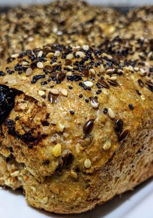 Una foto de PAN Integral🍞 de Avena🌾 y Semillas...!