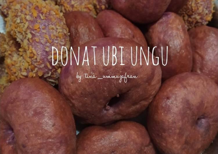 Bahan Donat ubi ungu | Cara Masak Donat ubi ungu Yang Mudah Dan Praktis