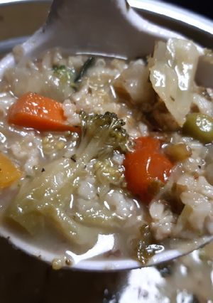 A picture of Vegetable & Multigrain Soup.