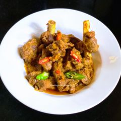 A picture of Bhuna Gosht.