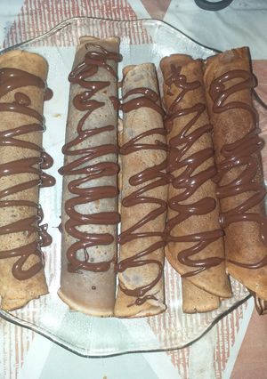 Una foto de Panqueques sabor chocolate