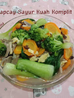 Foto resep Capcay Sayur Kuah Komplit