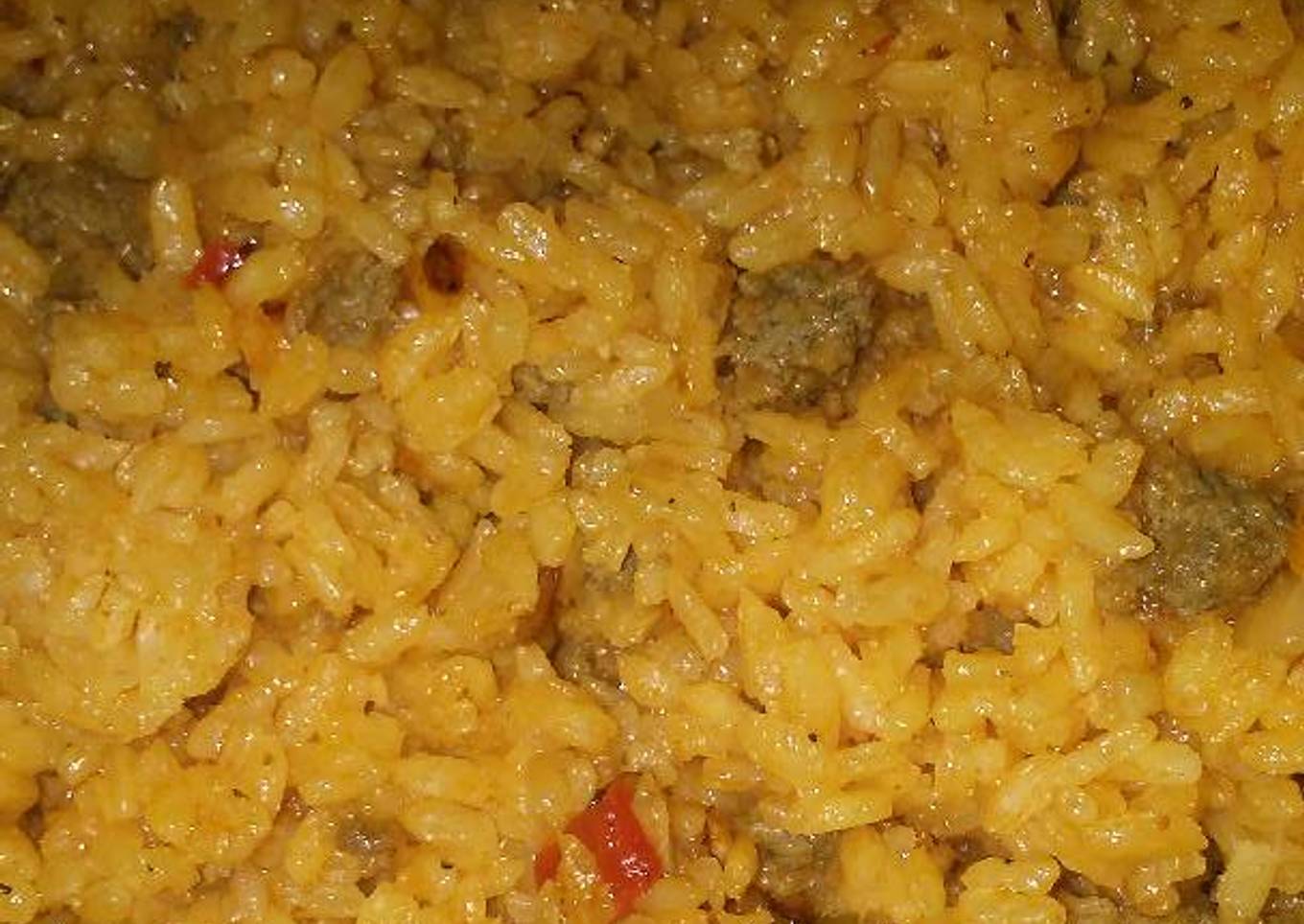 Arroz Con Carne molida