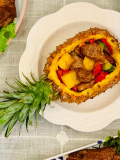 鳳梨咕咾肉(水波爐料理) 的食譜成品照片