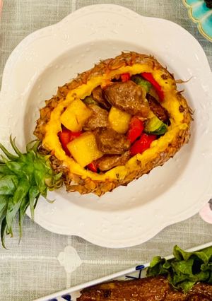 鳳梨咕咾肉（水波爐料理） 的食譜成品照片