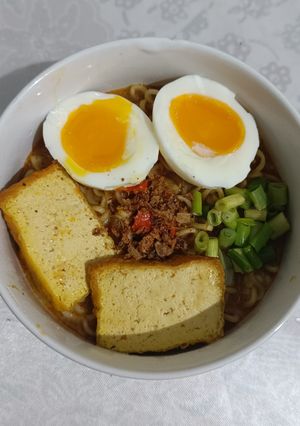 Foto resep Seporsi Mie Kari