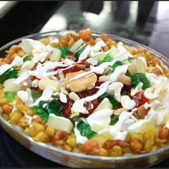 A picture of Mix fruit and chana chart dessert.