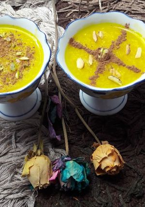عکسی از دستور شله زرد