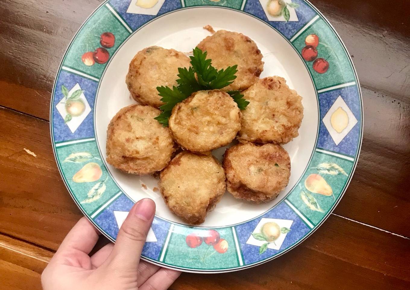 Perkedel mozarella