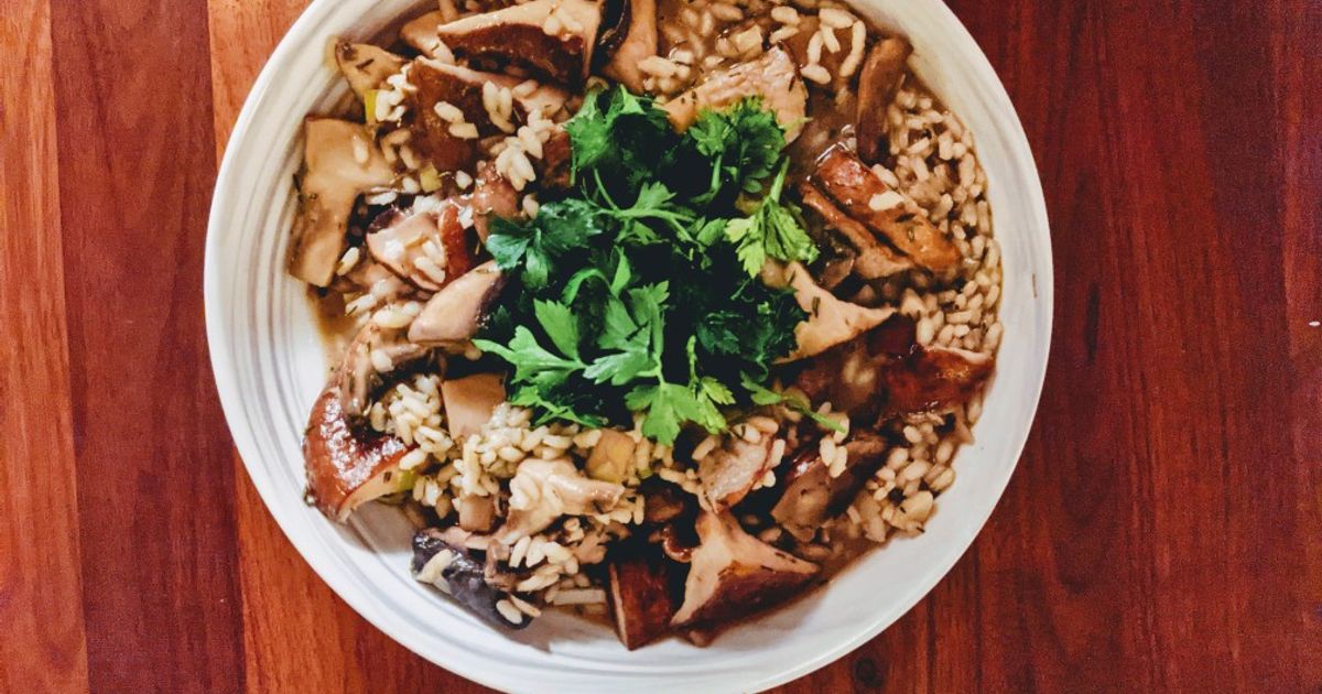Resep Mushroom Risotto Enak, Praktis, dan Mudah Dibuat - foto hasil masakan Resep Mushroom Risotto Enak, Praktis, dan Mudah Dibuat - foto hasil masakan