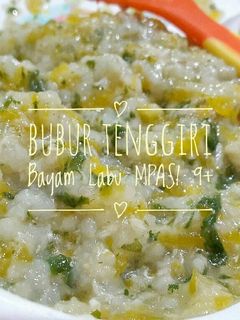 Foto resep Bubur Tenggiri Bayam Labu MPASI 9+