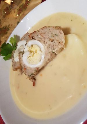 Rúdfasírt (tojással töltött rúdfasírt) recept fotója