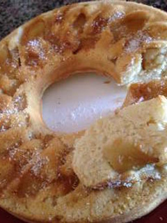 Una foto de Torta de manzana rápida y económica