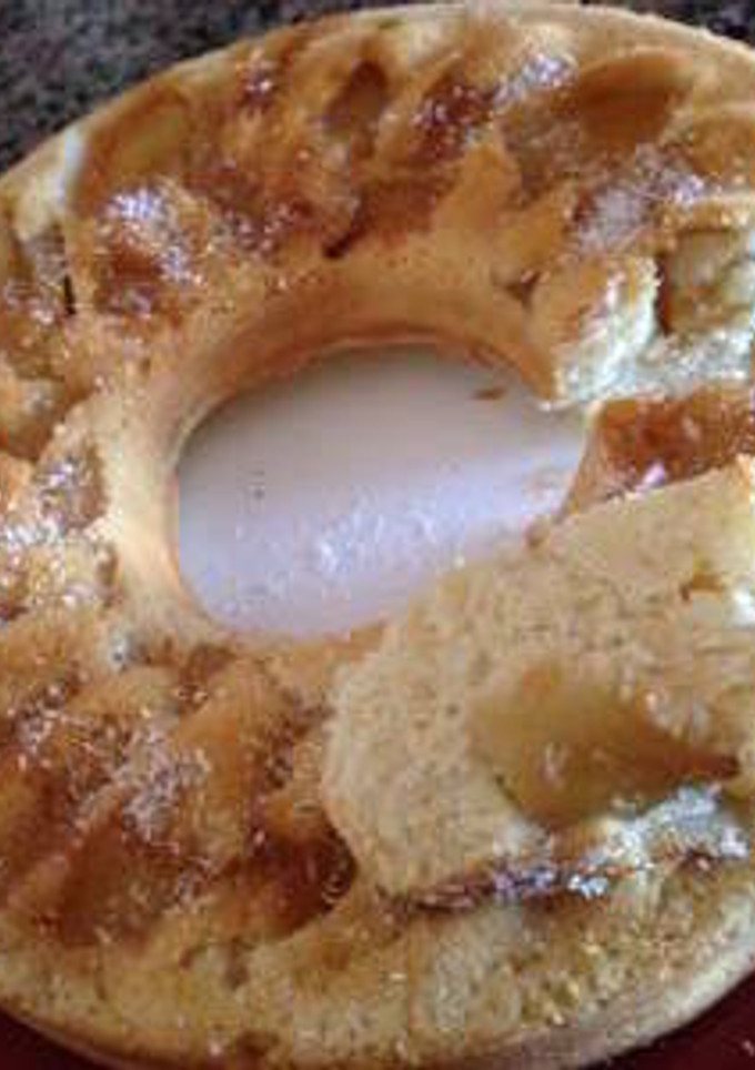 Una foto de Torta de manzana rápida y económica