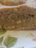 Budín de naranja sin gluten en panificadora