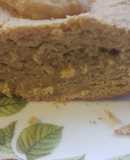 Budín de naranja sin gluten en panificadora