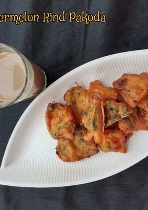 A picture of Watermelon Rind Pakoda.